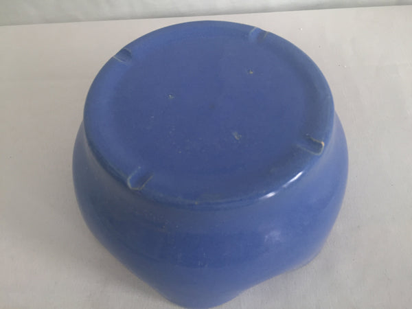 Vintage Pottery Periwinkle Blue Flower Pot