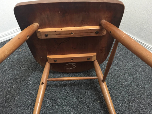 Set of 2 Kipp Stewart Side Chair and Arm Chair "Centennial" in Solid Walnut by Drexel, 1950s