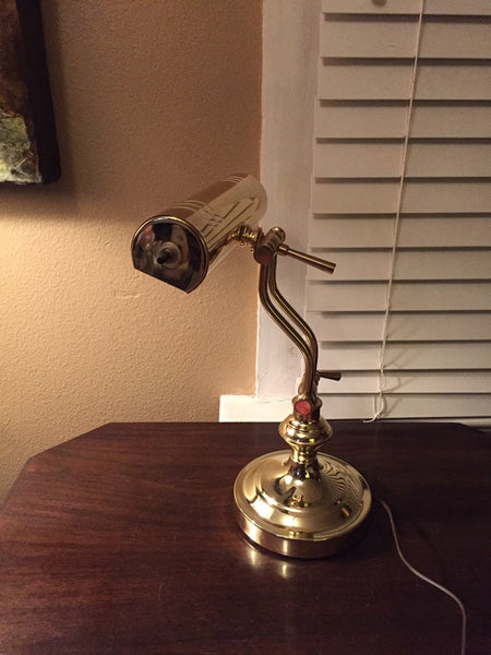 Vintage Brass table lamp Piano desk Lamp