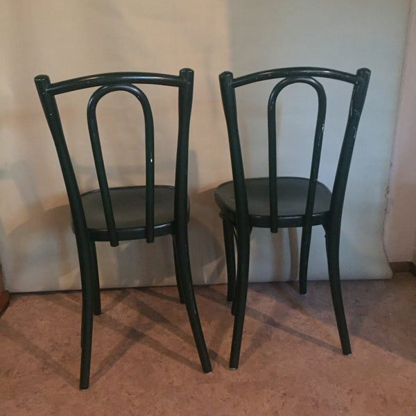 Set of 2 Antique Bentwood Chairs in the style of Michael Thonet 1900's