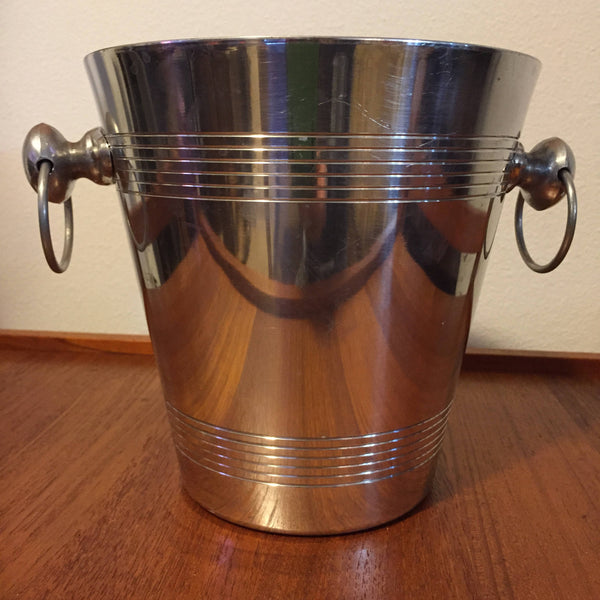 Vintage Aluminum Champagne Wine Bucket Ice Bucket Wine Chiller