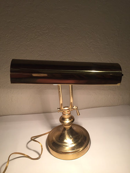 Vintage Brass bankers lamp Piano desk Lamp