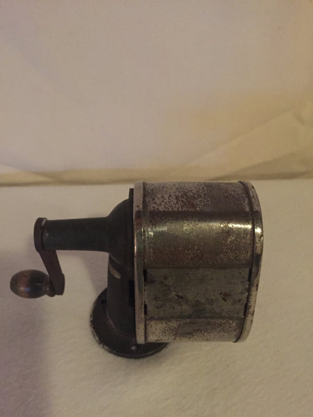 Vintage Boston multi-size pencil sharpener, Hunt Manufacturing Co. Statesville, NC, institutional grey