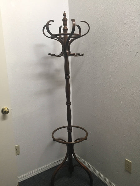 Vintage Mid Century Bentwood Coat Rack