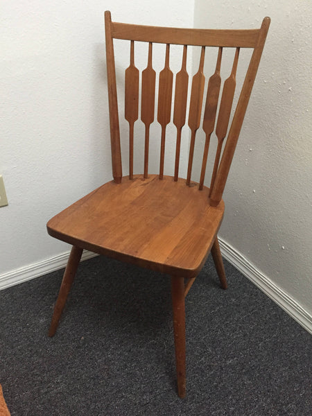 Set of 2 Kipp Stewart Side Chair and Arm Chair "Centennial" in Solid Walnut by Drexel, 1950s