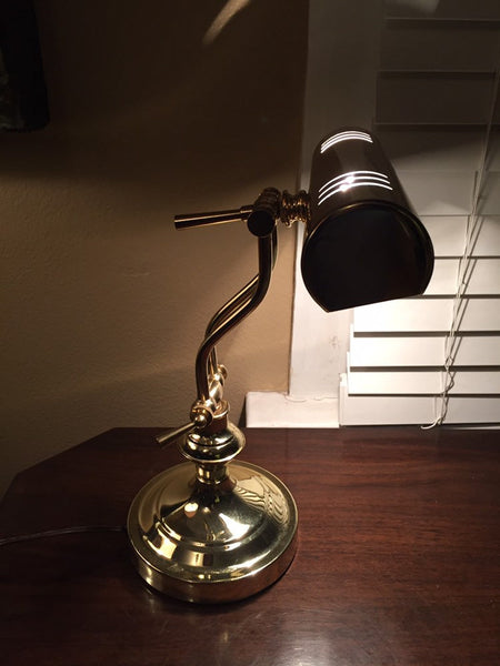 Vintage Brass table lamp Piano desk Lamp