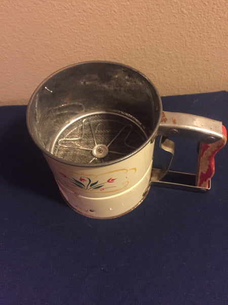 Vintage Androck Handi Sift Kitchen Flour Sifter