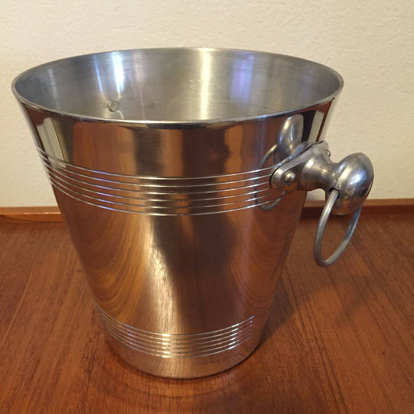 Vintage Aluminum Champagne Wine Bucket Ice Bucket Wine Chiller