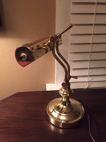 Vintage Brass table lamp Piano desk Lamp