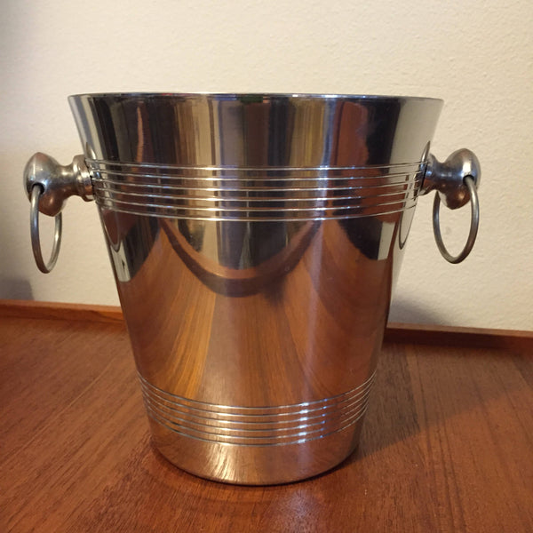 Vintage Aluminum Champagne Wine Bucket Ice Bucket Wine Chiller