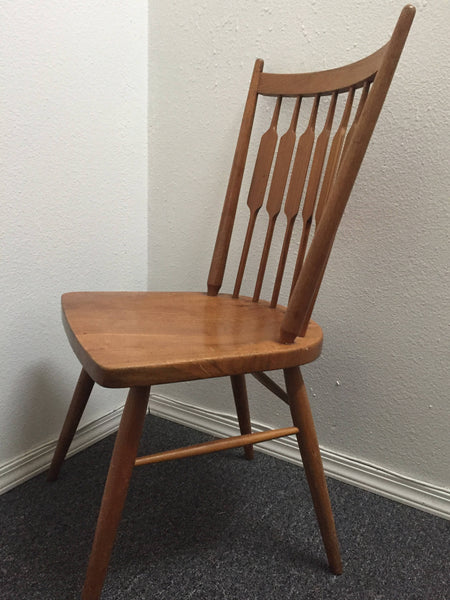 Set of 2 Kipp Stewart Side Chair and Arm Chair "Centennial" in Solid Walnut by Drexel, 1950s