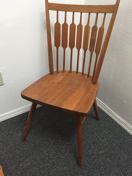 Set of 2 Kipp Stewart Side Chair and Arm Chair "Centennial" in Solid Walnut by Drexel, 1950s