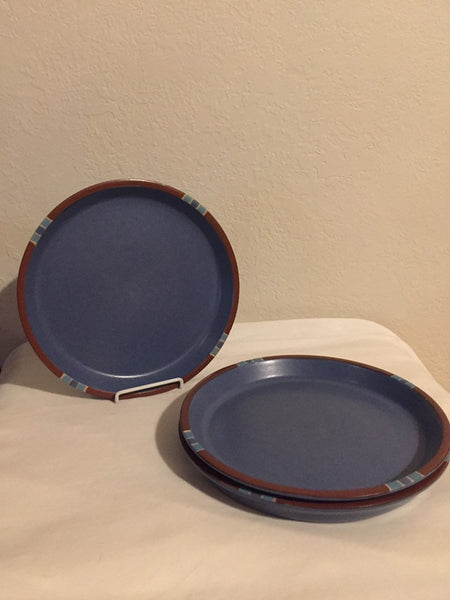 Dansk Mesa Blue Dinner Plates 10-1/2” Portugal. (3 available)