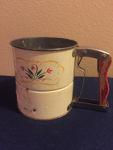 Vintage Androck Handi Sift Kitchen Flour Sifter