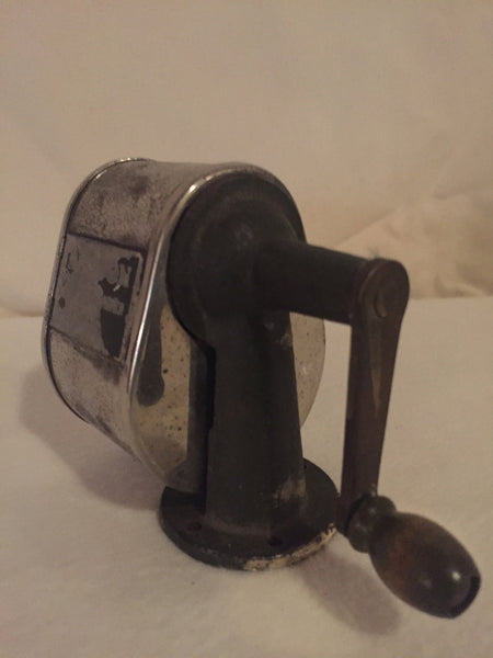 Vintage Boston multi-size pencil sharpener, Hunt Manufacturing Co. Statesville, NC, institutional grey