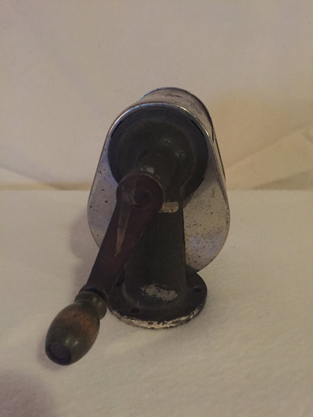 Vintage Boston multi-size pencil sharpener, Hunt Manufacturing Co. Statesville, NC, institutional grey