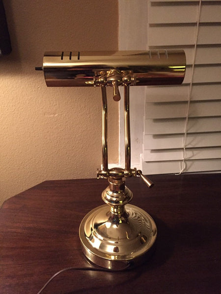 Vintage Brass table lamp Piano desk Lamp