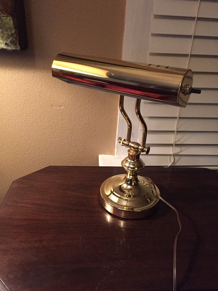 Vintage Brass table lamp Piano desk Lamp