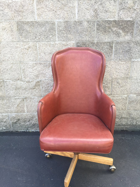 Mid Century Modern Upholstered Executive Office Chair