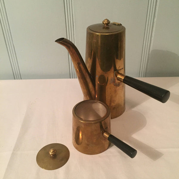 Mid Century Brass Turkish Urn Set