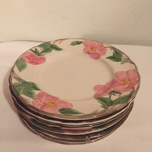 Vintage Franciscan Desert Rose Mid Century Modern Salad plates- 7-3/4" made in England