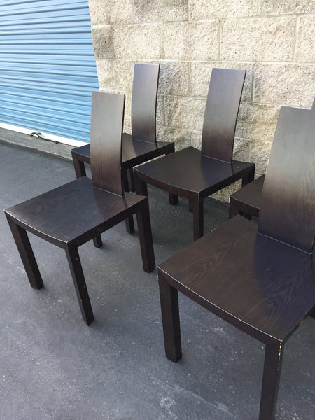 Set of 6 Minamalist Dania dining chairs