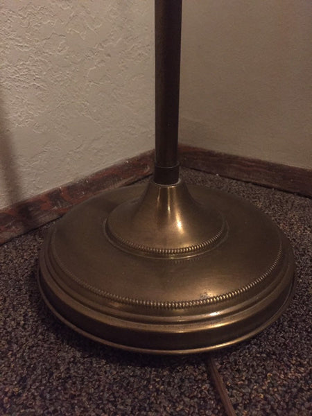 Antique Art Deco Solid Brass Floor Lamp