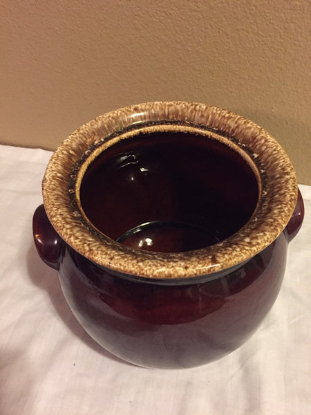 Hull Pottery Brown Drip USA Bean Pot ( no lid) Hull USA Ovenproof