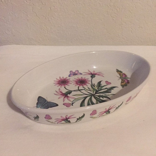 Portmeirion The Botanic Garden Oval Baker Casserole- Treasure Flower