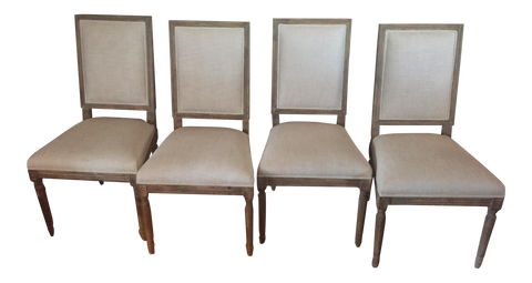 Shipping Charge ONLY- Restoration Hardware Dining Chairs ( set of 4)