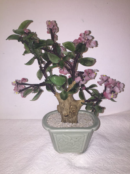 Vintage Mid Century Chinese Bonsai Flowering tree 1960's