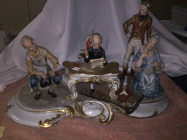 Tiche Capodimonte Porcelain "The Inheritance"