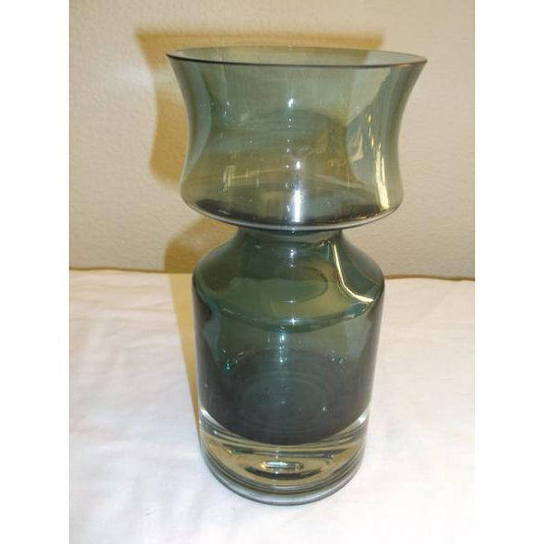 Vintage Modern Sculptural Glass Vase