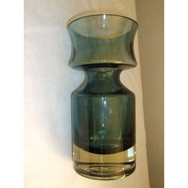 Vintage Modern Sculptural Glass Vase