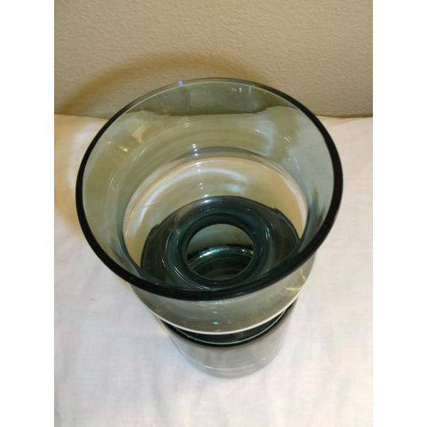 Vintage Modern Sculptural Glass Vase